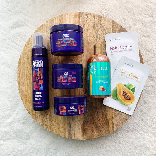 Ma routine beauté avec AFRO SHEEN x MIELLE ORGANICS x KORIKA