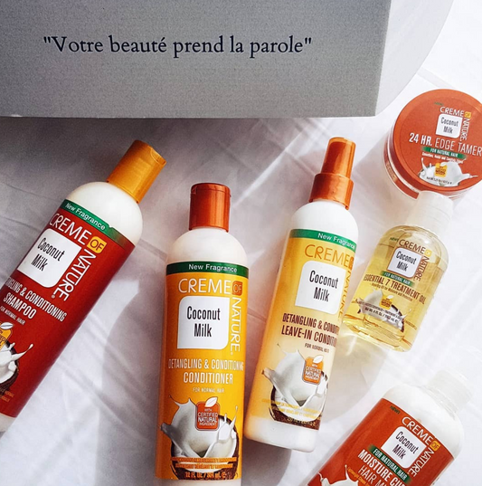 Ma routine beauté avec la gamme "Coconut Milk" Creme Of Nature